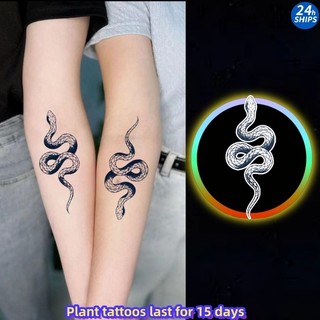 Hình xăm mô hình con rắn năng động hình xăm cánh tay dễ thương hình xăm không thấm nước nhãn dán hình xăm kéo dài 15 ngày tạm thời hình xăm giả