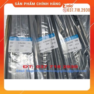 Dây rút nhựa 4.8x300 mm - bịch 100 sợi, dây rút nhựa chống tia uv