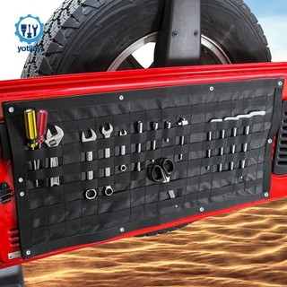Túi lưu trữ Tailgate Lưu trữ nội thất Cốp lưu trữ Túi tổ chức cho Jk Tailgate Molle Panel