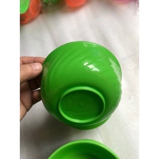 Combo 10 Chén Nhựa Dẻo ăn Cơm (Rộng 11cm)