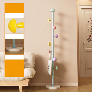 Cây Treo Quần Áo Đa Năng Decor, Cây Đồ Kim Loại Hình Nấm, Giá Treo Đồ Đạc Quần Áo Trẻ Em, Người Lớn Cao 167cm-SU888