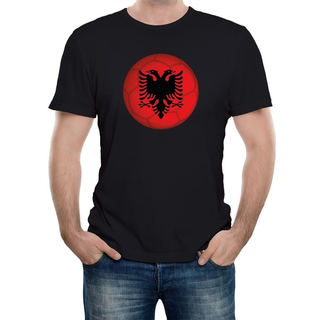 Áo thun nam Albania hỗ trợ bóng đá World Cup Euro Copa America Country
