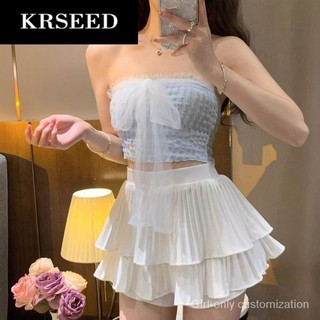 Váy Bánh Phong Cách Ba Lê Nữ Plus Size 2024 Phong Cách Mới Mùa Hè Co Giãn Eo Ôm Hơn Nhìn Xếp Ly Váy phồng chữ a