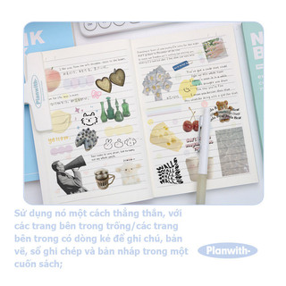 Cuốn sách dày Notebook, Cao -Value Student Sao notebook, Sách trống