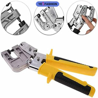 Yesfashion Đấm Kìm Hợp Kim Nhôm Kìm Keel Kim Loại Stud Crimper Cho Điện Bảo Trì Nhà Khẩn Cấp