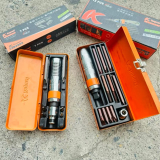 Bộ tua vít đóng đảo chiều 7 và 12 chi tiết cao cấp Kapusi JAPAN thép S2 siêu cứng