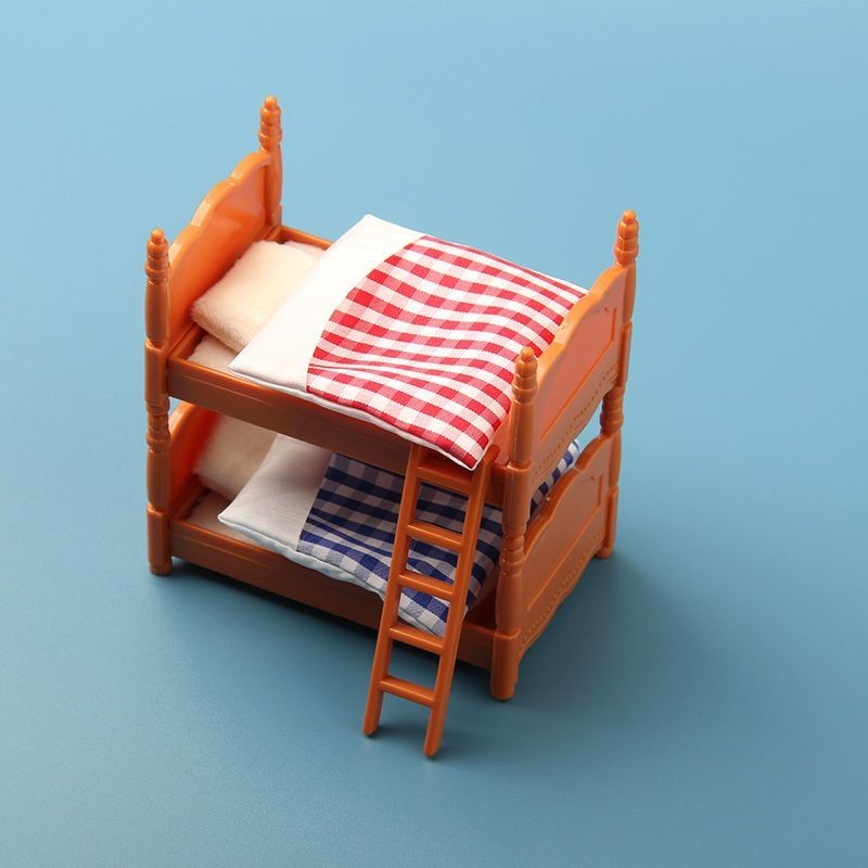 Mô Phỏng Giường Mini Mini Giường Nhỏ Đồ Chơi Trẻ Em Giường Nhà Chơi Phiên Bản Mini Mô Hình Nội Thất Phòng Ngủ