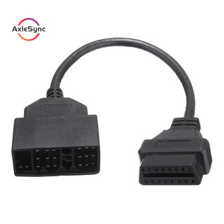 Axlesync _ 22 Pin OBD1 đến 16 Pin OBD2 Cáp chuyển đổi cho máy quét chẩn đoán Toyota
