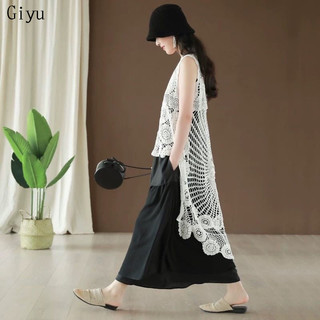Giyu  Áo sơ mi dệt kim cotton nguyên chất, áo rộng, phong cách cổ điển, phù hợp cho nữ