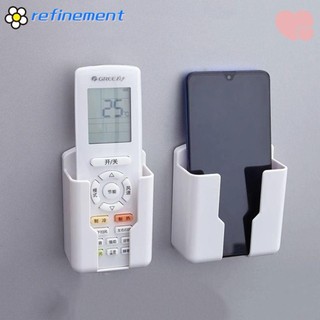 Giá đỡ điều khiển từ xa, không cần đục lỗ Hộp lưu trữ TV điều hòa không khí, phích cắm điện thoại di động đa năng dính treo tường