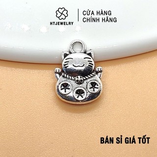 Charm treo mèo thần tài htjewelry ph607