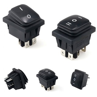 Rocker switch 16a 20a 2pcs black toggle the rocker switch snap on switch