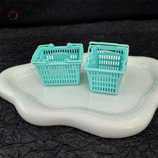Woada 1 / 12 nhà búp bê giỏ mua sắm giỏ chứa đồ nhà búp bê mini siêu thị trang trí búp bê phụ kiện nhà đồ chơi trẻ em vn