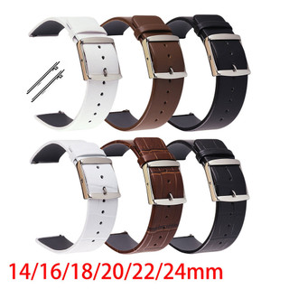 Dây đeo đồng hồ bằng da thật cho MIDO DW CK TIMEX TISSOT CASIO Watch 14mm 16mm 18mm 20mm 22mm 24mm Dây đeo tháo nhanh