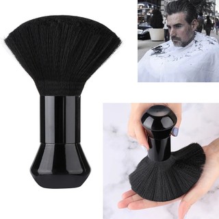 Cọ phủi tóc mềm mại màu đen cho salon barber làm tóc