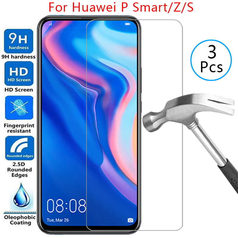 Ốp Lưng Cho huawei p smart z s cover Kính Cường Lực Trên Psmartz Psmartz smar smat Điện Thoại coque 