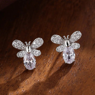 Bông tai sang trọng nhẹ hình con ong nhỏ dễ thương mới