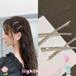 Lighthearted 1 kẹp tóc, kẹp tóc pha lê bling bling thời trang bé gái, mũ cô dâu kim cương giả đơn giản barrettes
