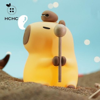  Đèn ngủ LED Capybara Đèn bàn đầy màu sắc dễ thương Pat Control Sáng tạo Sạc USB mềm sáng tạo Bảo vệ mắt 