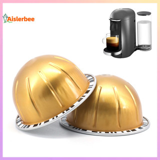 Aislerbee 1 Bộ 40 / 80 / 150 / 230ML Vỏ Viên Cà Phê Có Thể Tái Sử Dụng Cấp Thực Phẩm Cốc Viên Cà Phê Cho Nespresso Vertuo