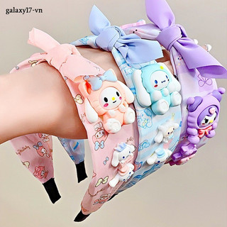 Sanrio Bé Gái Tóc Anime Kawaii Phiên Bản Hàn Quốc Ngọt Nơ Buộc Tóc My Melody Cinnamoroll Hoop Phụ Kiện Tóc Trẻ Em Đồ Chơi Quà Tặng