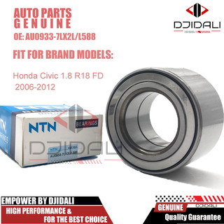 Au0933-7lx2l / l588 vòng bi bánh trước cho honda civic 1.8 2006-2012