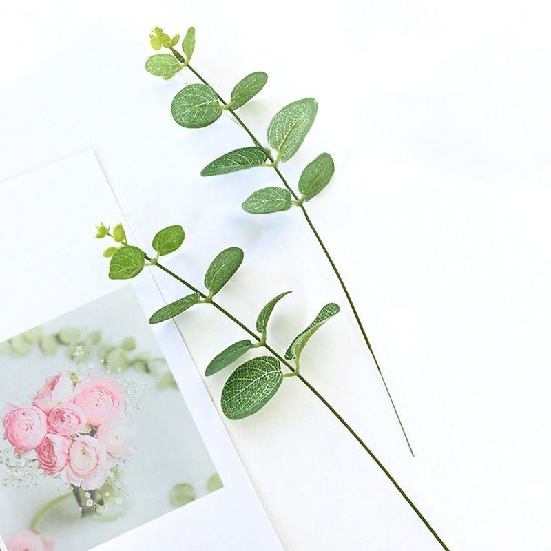 1 bụi táo mimosa, 1 chùm lá táo mimosa dùng để điểm hoa sáp, hoa ruy băng, làm đồ hand made, làm đồ 