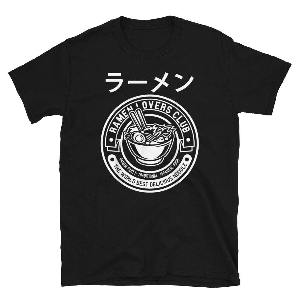 Ramen Lovers Club Cool Kawaii Otaku Nhật Bản Kanji Ramen Anime Otaku Manga Áo thun