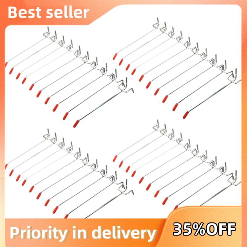 40 Chiếc Đơn Pegboard Móc 150mm Bảng Slat Tường Bán Lẻ Màn Hình Cửa Hàng Peg Phù Hợp Với 25mm