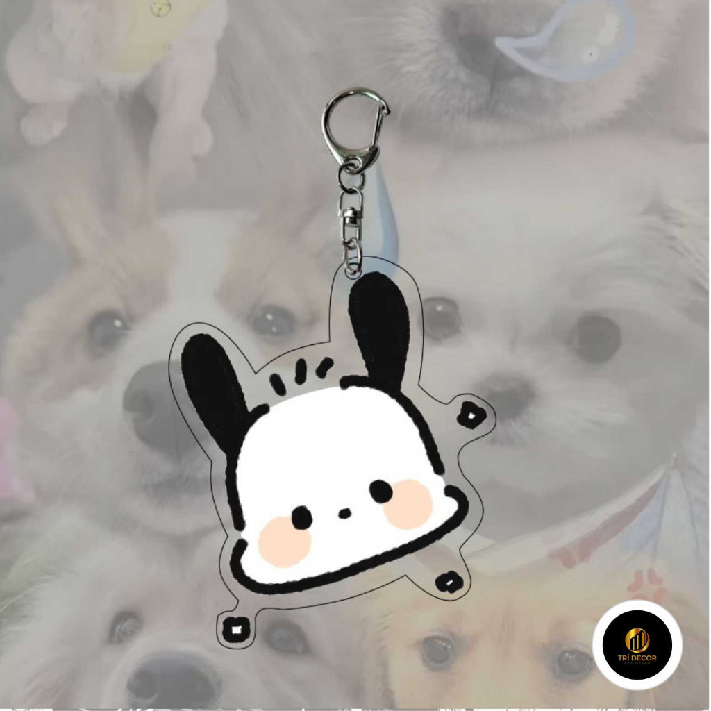 Móc Khóa Melody  Acrylic Hình Chú Chó Đáng Yêu - trí decor