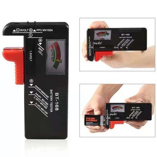 Máy kiểm tra dung lượng pin, bt-168 aa / aaa / c / d / 9v / 1.5v kiểm tra điện áp pin nút đa năng màu pin