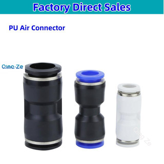 Lắp khí nén Ống khí Lắp liên minh PU thẳng Kết nối 4mm 6mm 8mm 10mm 12mm 14mm 16mm Đầu nối nhanh