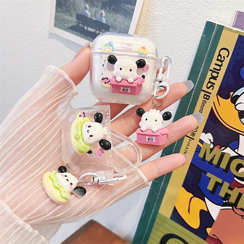 Cho HocoTWS EW03 ốp tai ng Case HOCO Dành Vỏ Tai Nghe Chó Pacha Vỏ Tai Nghe handmade DIY & Mặt Dây C