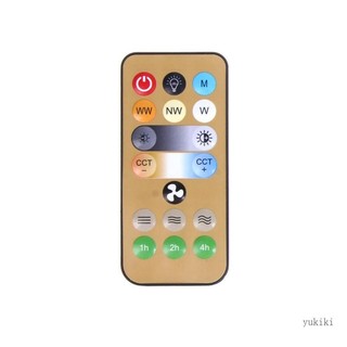 Kiki có thể điều chỉnh độ sáng quạt tốc độ 4 giờ thời gian e27 quạt đèn điều khiển từ xa ir