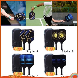 Bộ cao cấp với 2 Vợt Pickleball, Tay Cầm Chống Trơn Trượt Có Túi, Vợt Pickleball Chuyên Nghiệp Di Động Cho Người Lớn,