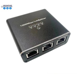 Bộ chia Gigabit Ethernet 1 trong 4 Out 1000Mbps Bộ chia cáp Internet 1 đến 4 Bộ chia mạng RJ45 cho Cat5 / 6 / 7 Dễ sử dụng