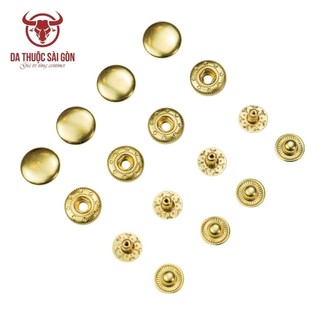 Nút bấm, bộ cúc bấm kim loại 4 chi tiết , dụng cụ làm đồ da - da thuộc sài gòn
