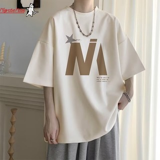 Áo thun nam ngắn tay, thương hiệu hợp thời trang, áo thun thông thường phong cách Nhật Bản đa năng