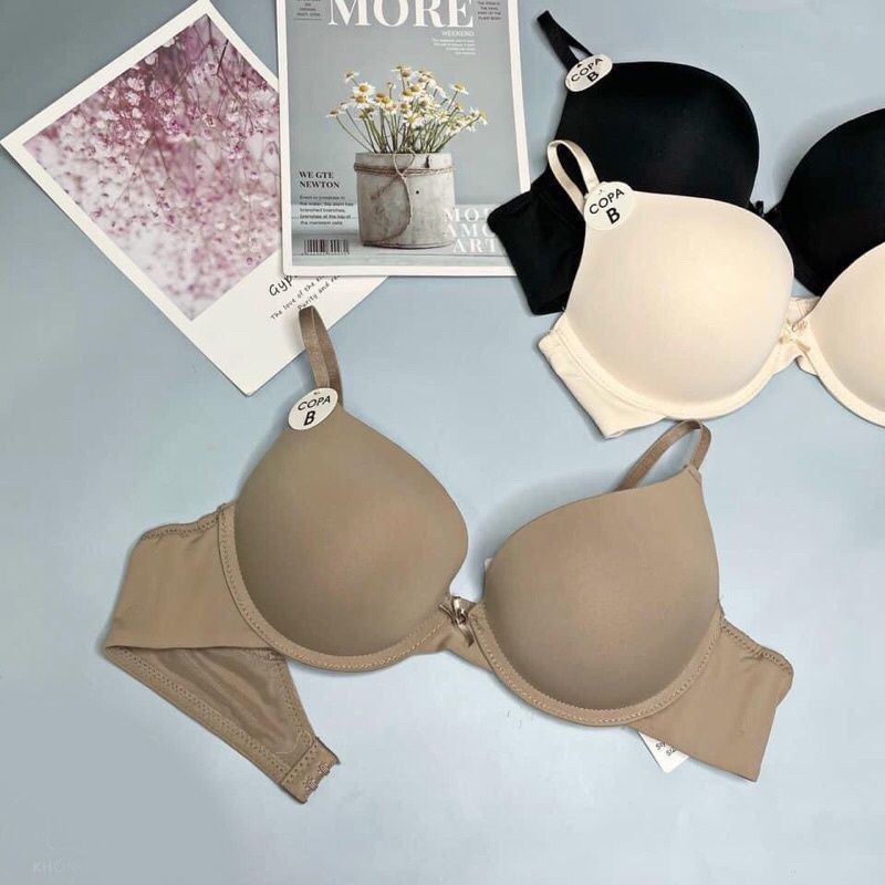 Áo lót nữ đúc S20, kèm đệm kép, có gọng chống trơn, nâng  đẩy ngực 💞Bra Store