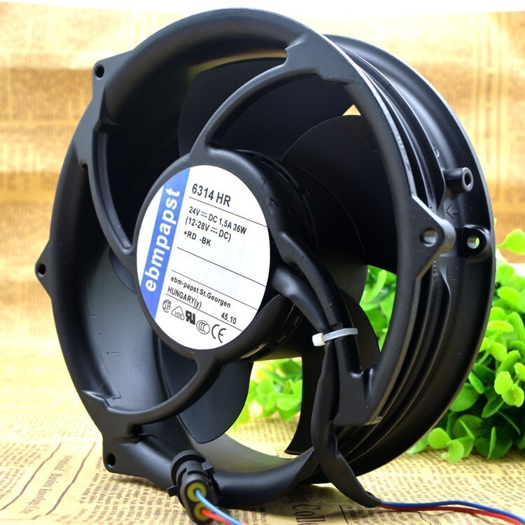 6314hr 6314HU Quạt chống nước làm mát ABB 24V ACS510 chính hãng 36W