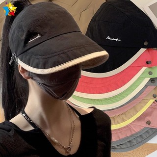 1 Đôi Mặt Trống Top Nữ Cô Gái Sunhat Thời Trang Chống Nắng Gấp Sấy Nhanh Người Cá Mũ Mùa Hè Thoáng Khí Rộng Vành Xô Mũ