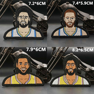 [Tùy chỉnh] AQ JAMES Thompson CURRY ✷ ❈ Miếng dán Velcro thêu / Huy hiệu / băng đô / Trang trí biểu tượng cho áo khoác Jeans Mũ ba lô
