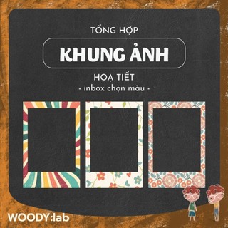 [IN GẤP] Khung hình Polaroid 6x9cm in theo yêu cầu, nhiều hoạ tiết
