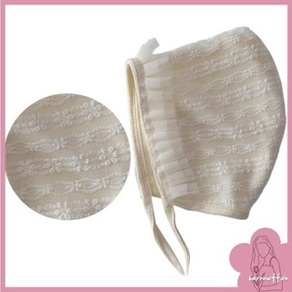 Brroa nhẹ cho bé bonnet mũ cắm trại ngoài trời ren bonnet cho sơ sinh chống nắng
