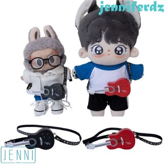 Túi xách JENIFDERDZ Nhà búp bê Min, Túi đàn Guitar trang trí Túi đeo chéo búp bê Labububububu, Phụ kiện búp bê Labubububumu Túi búp bê sang trọng thời trang phát sáng đáng yêu dành cho bé gái