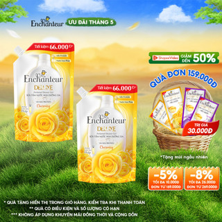  Combo 2 Túi Sữa tắm hương nước hoa Enchanteur Charming 640gr