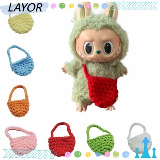 Túi LAY Labubububu, Thay thế quần áo Labubububutu DIY, Bộ quần áo búp bê nhiều kiểu dáng thường ngày cho LABUBU 17CM