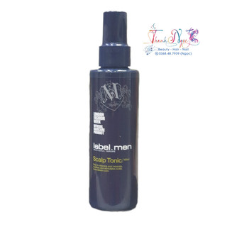 Xịt dưỡng da đầu hạn chế gàu, kích thích mọc tóc label.men Scalp Tonic 150ml - TN