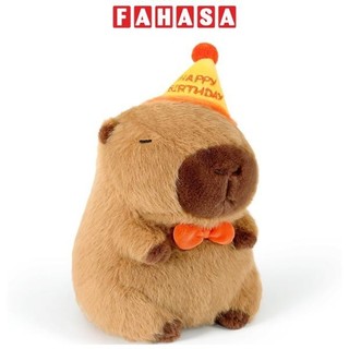 Thú Bông Capybara Đội Nón Sinh Nhật 45 cm - Nuan Nuan 1721-7
