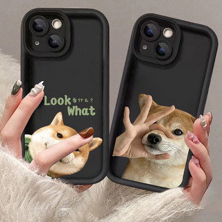 Ốp Điện Thoại Họa Tiết Chú Chó Dễ Thương Cho Samsung Galaxy S24 S23 Ultra S23 FE S22 S21 Plus S20 S21 FE Funny Dog OK Vỏ Silicon Chống Sốc